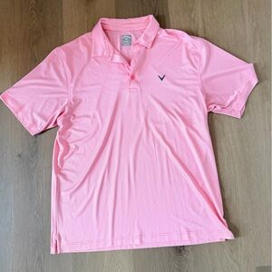 Callaway Light Pink Polo Shirt